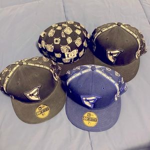 Bundle of 4 Famous Stars and Straps hats